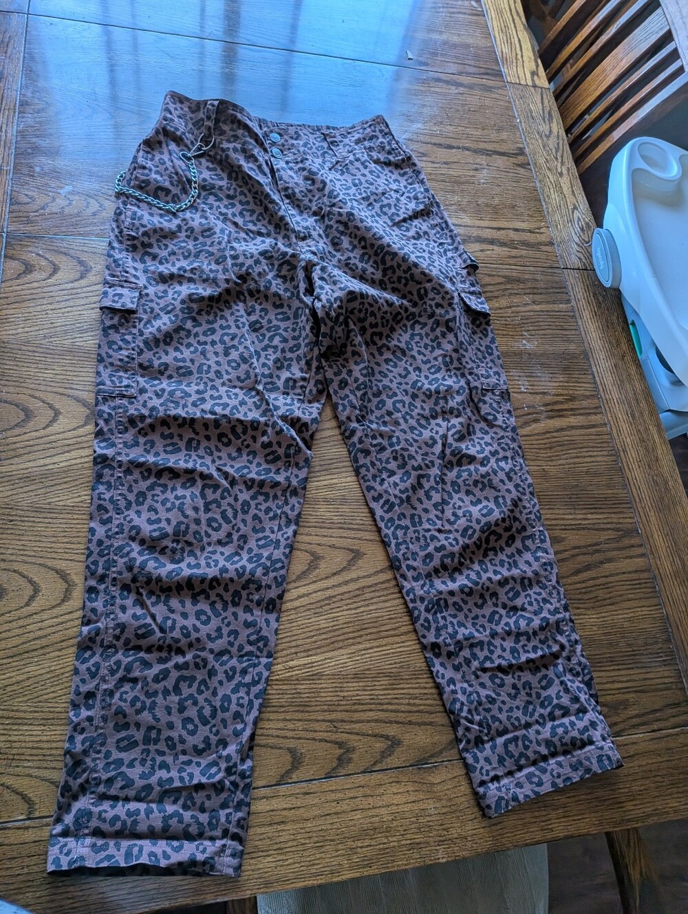 Girrlscout Leopard Sloane Cargo Pants - Picture 3 of 6